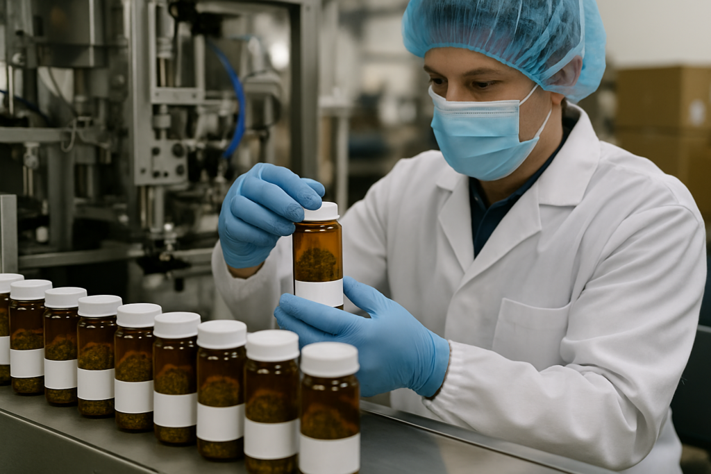 cannabis product manufacturing and quality control